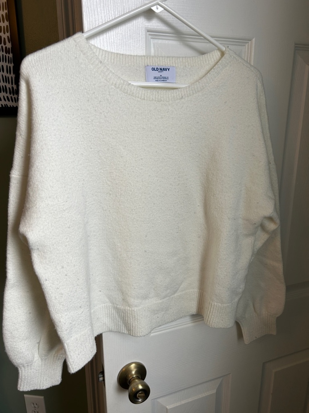 Old navy SoSoft Crew-Neck Tunic Sweater chalk heather